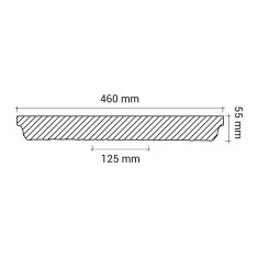 Profhome Decor Stropní rozeta Profhome 156033 styl neoklasicismus Ø 46 cm