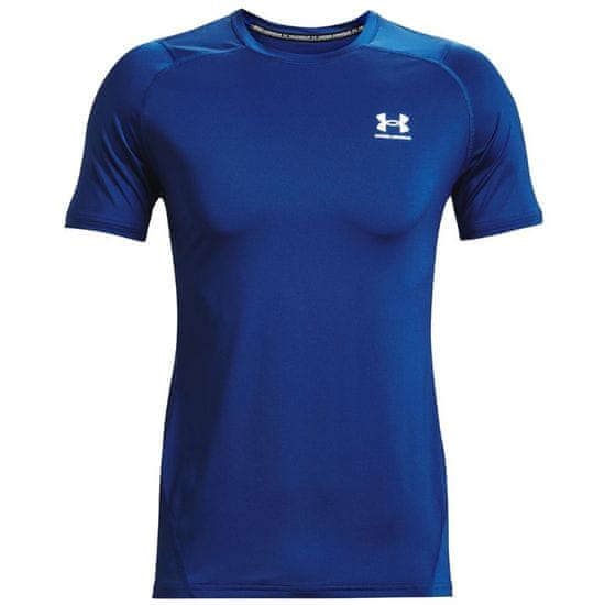 Under Armour Tričko na trenínk tmavomodré Heatgear Armour Fitted Short Sleeve