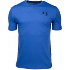 Under Armour Tričko modré L Left Chest