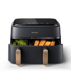 Philips horkovzdušná fritéza 3000 Series Airfryer Dual basket 9l NA352/00