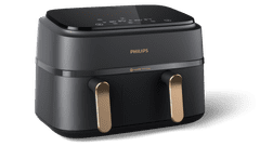 Philips horkovzdušná fritéza 3000 Series Airfryer Dual basket 9l NA352/00