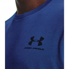 Under Armour Tričko modré L Left Chest