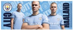 CurePink Keramický hrnek Manchester City: Fotbalista Erling Haaland (objem 320 ml)