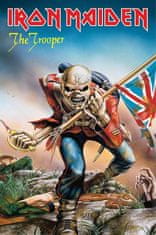 CurePink Plakát Iron Maiden: Trooper (61 x 91,5 cm)