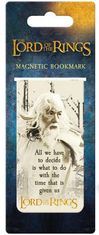 CurePink Magnetická knižní záložka Lord Of The Rings|Pán prstenů: Gandalf (9 x 5 cm)