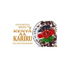 COFFEEDREAM Káva KENYA KARIRU AA - Gramáž: 1000g, Typ kávy: Zrnková, Způsob balení: třívrstvý sáček se zipem