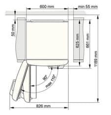 Gorenje Kombinovaná chladnička ONRK619DR-L