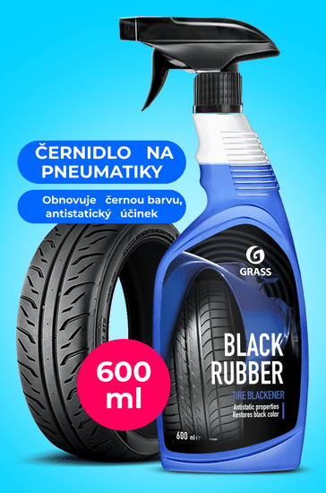 GRASS Black Rubber Oživovač pneu, 600 ml