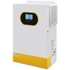 Qoltec Hybridní solární střídač mimo síť 6,2kVA| 6,2kW | 120A | MPPT | LCD | BMS | Sinus