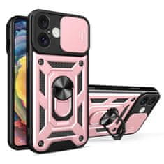 Techsuit Kryt iPhone 16 Plus, Techsuit CamShield Pro rose gold