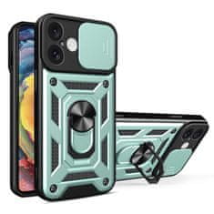 Techsuit Kryt iPhone 16 Plus, Techsuit CamShield Pro green