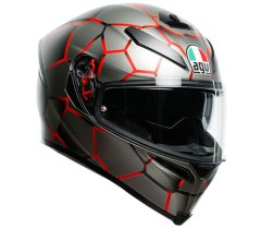 AGV Helma na moto K5 MULTI MPLK VULCANUM RED vel. ML