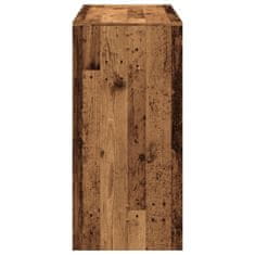 Vidaxl Barový stůl old wood 102 x 50 x 103,5 cm kompozitní dřevo