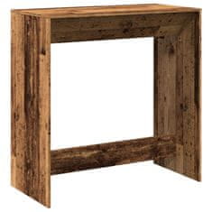 Vidaxl Barový stůl old wood 102 x 50 x 103,5 cm kompozitní dřevo