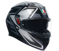 AGV K3 E2206 MPLK COMPOUND MATT BLACK/GREY vel. L