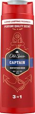 Sprchový gel 3 v 1 Captain (Shower Gel + Shampoo) (Objem 400 ml)