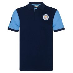 Fan-shop Polo MANCHESTER CITY Contrast navy Velikost: L