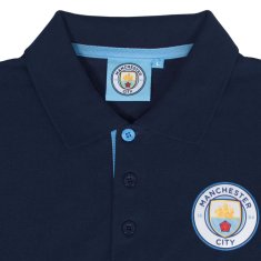 Fan-shop Polo MANCHESTER CITY Contrast navy Velikost: L