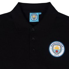 Fan-shop Polo MANCHESTER CITY Crest black Velikost: L