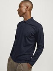 Jack&Jones Pánské polo triko JPRCCRODNEY Regular Fit 12259645 Night Sky (Velikost M)