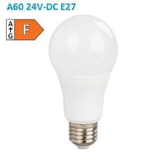 Diolamp  SMD LED žárovka matná Special Voltage A60 10W/24V-DC/E27/3000K/850Lm/230°