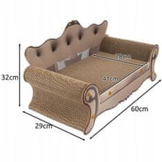 Purlov 24285 Škrabadlo pro kočky pohovka 60 cm