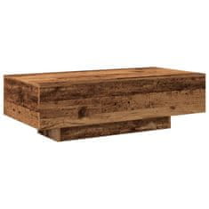 Vidaxl Konferenční stolek old wood 100 x 49,5 x 31 cm kompozitní dřevo