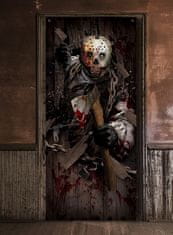 Guirca Dekorace na dveře Jason Voorhees 180x80cm