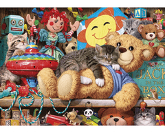 Gibsons Puzzle Zdřímnutí na medvídkovi 1000 dílků