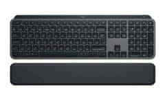 Logitech klávesnice MX Keys S/ bezdrátová/ Bluetooth/ USB-C/ US layout/ opěrka dlaně/ grafitová