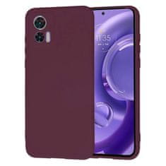 Techsuit Kryt Motorola EDGE 30 Neo Techsuit SoftFlex - plum red