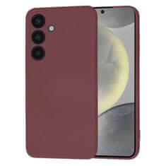 Techsuit Kryt Samsung Galaxy S24 Techsuit SoftFlex - plum red