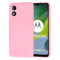 Techsuit Kryt Motorola Moto E13 Techsuit SoftFlex - chalk pink