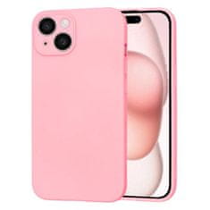 Techsuit Kryt iPhone 15 Techsuit SoftFlex - chalk pink