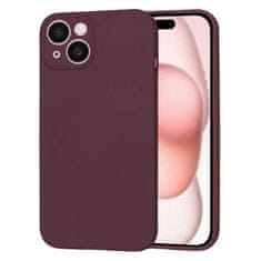 Techsuit Kryt iPhone 15 Plus Techsuit SoftFlex - plum red