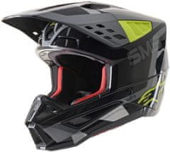 Alpinestars přilba S-M5 Rover anthracite/fluo gray camo černo-žluto-šedá S