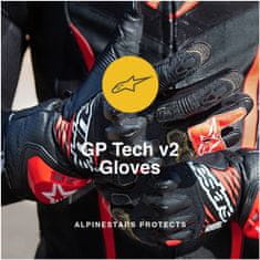 Alpinestars rukavice GP TECH V2 černo-žluto-bílo-červené S