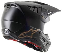 Alpinestars přilba S-M5 2022 Solid matt černo-hnědá XS