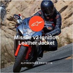 Alpinestars bunda MISSILE V2 IGNITION černo-bílo-červená 48