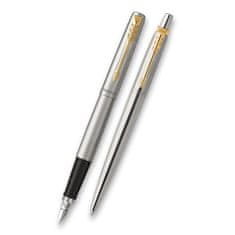 Parker Jotter Stainless Steel GT sada plnicí pero a kuličkové pero