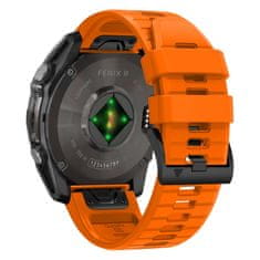 Tech-protect Silicone Line řemínek na Garmin Fenix 5x / 5x Plus / 6x / 6x Pro / 7x / 8 51mm, orange