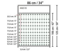 Kerbl Brána k sítím pro elektrické ohradníky 446518, 95-125 cm