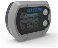 Oxford hodiny a teploměr DIGICLOCK OX562 silver