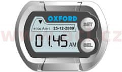 Oxford hodiny a teploměr DIGICLOCK OX562 silver