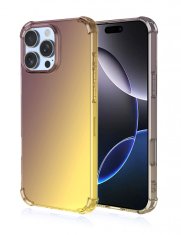 TopQ Kryt iPhone 16 Pro Shock duhový purpurovo-žlutý 124878