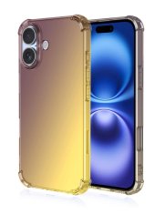 TopQ Kryt iPhone 16 Shock duhový purpurovo-žlutý 124870