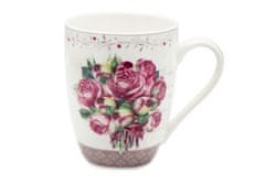 Bella Fiore Hrnek porcelán 340ml KVĚT RŮŽE