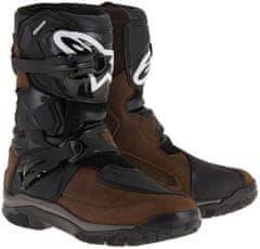 Alpinestars boty BELIZE DRYSTAR Oiled Leather černo-bílo-hnědé 40,5/7