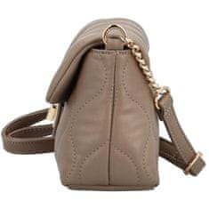 David Jones Trendy dámská koženková crossbody kabelka Ingmax, taupe