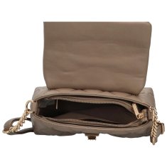 David Jones Trendy dámská koženková crossbody kabelka Ingmax, taupe